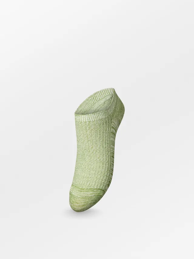 becks-ndergaard-mela-cotta-sneakie-socken-grasshopper-green-37-39 image 1