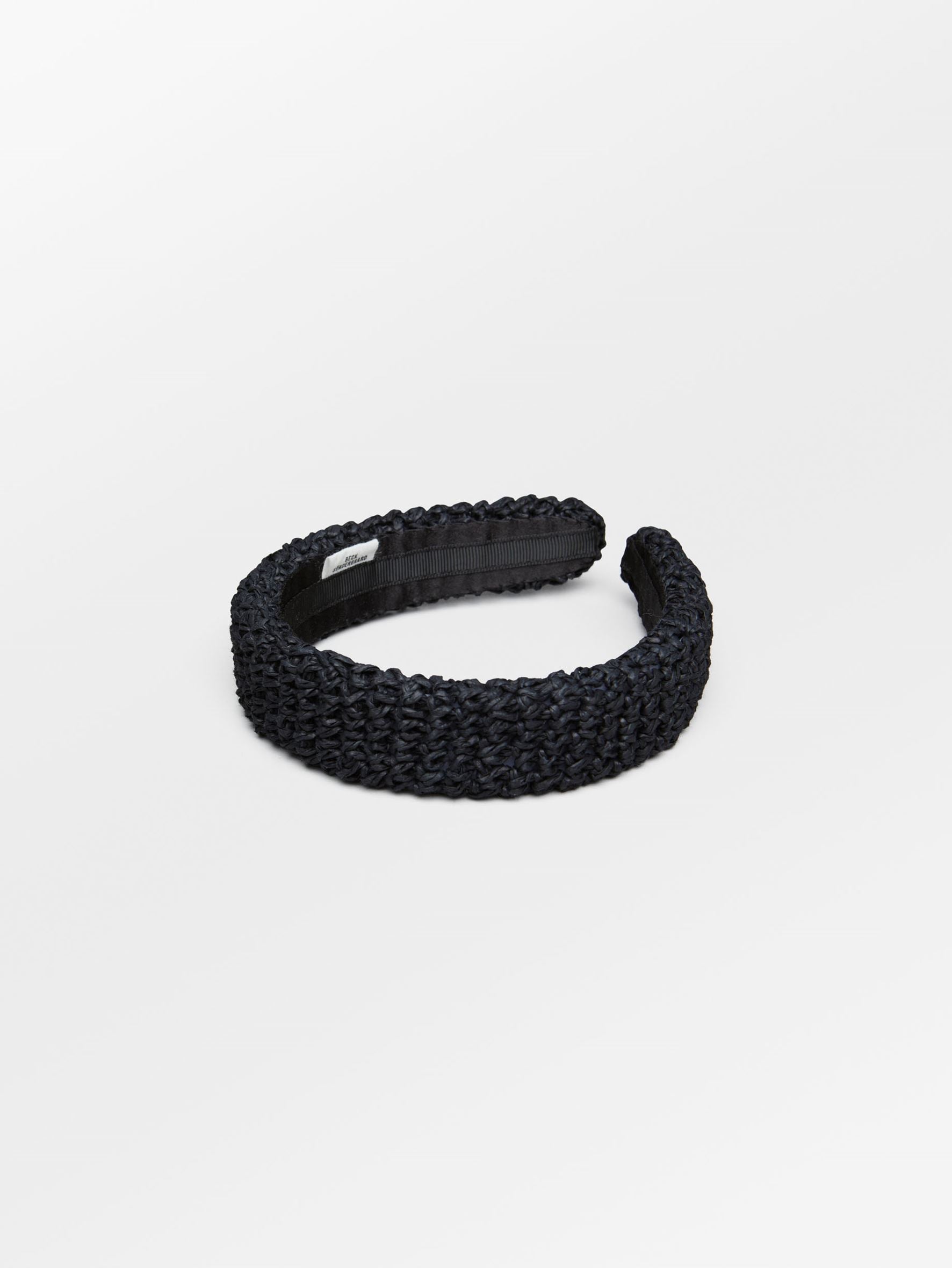 becks-ndergaard-dalia-hairbrace-haarband-stroh-schwarz image 1