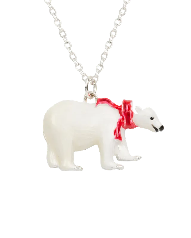 fable-england-cosy-polar-bear-anh-nger-halskette-silber image 1