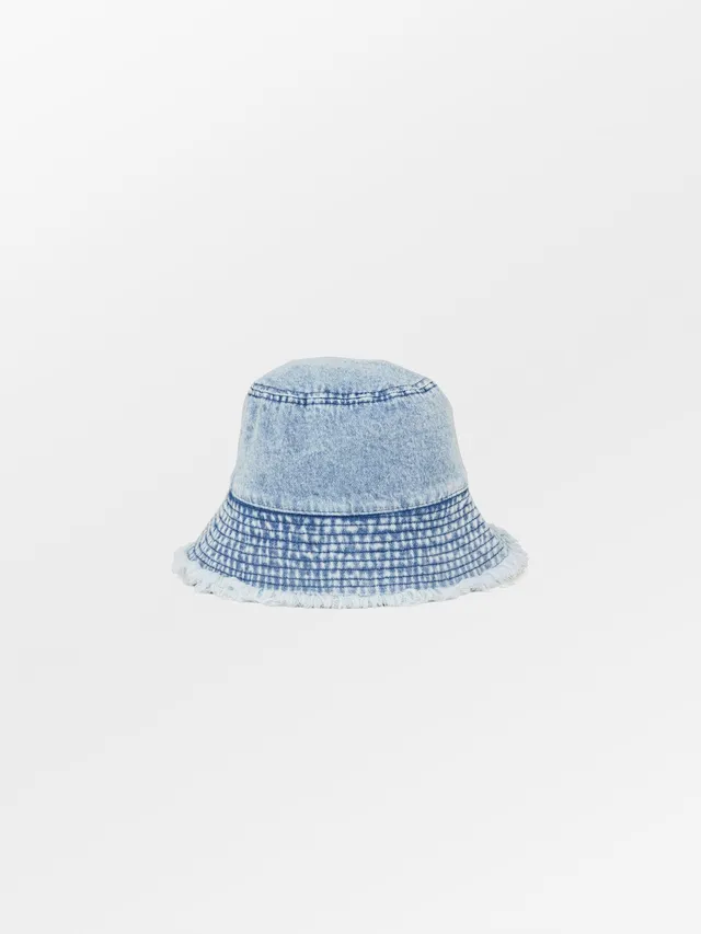 becks-ndergaard-washed-denima-bucket-hat-denim-baumwolle image 1