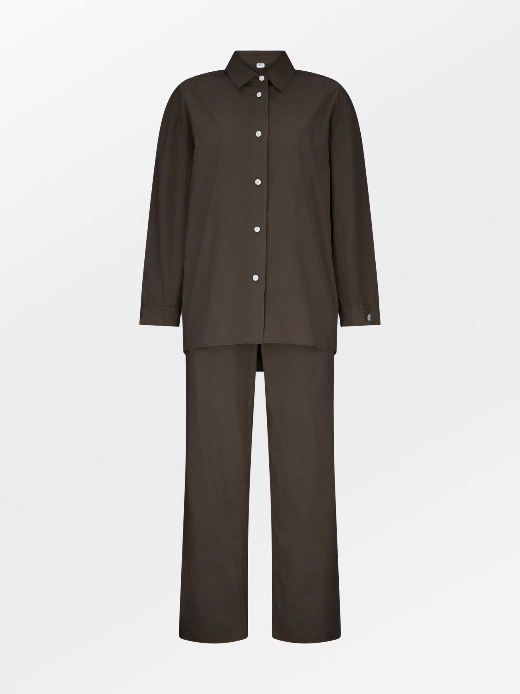 becks-ndergaard-essential-pyjamas-set-schlafanzug-hot-fudge-xs-xl image 2