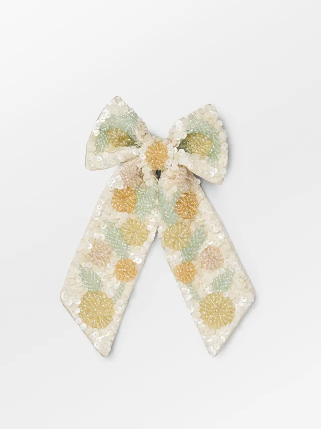 becks-ndergaard-carna-bow-clip-schleife-wei-9x14-perlen image 1