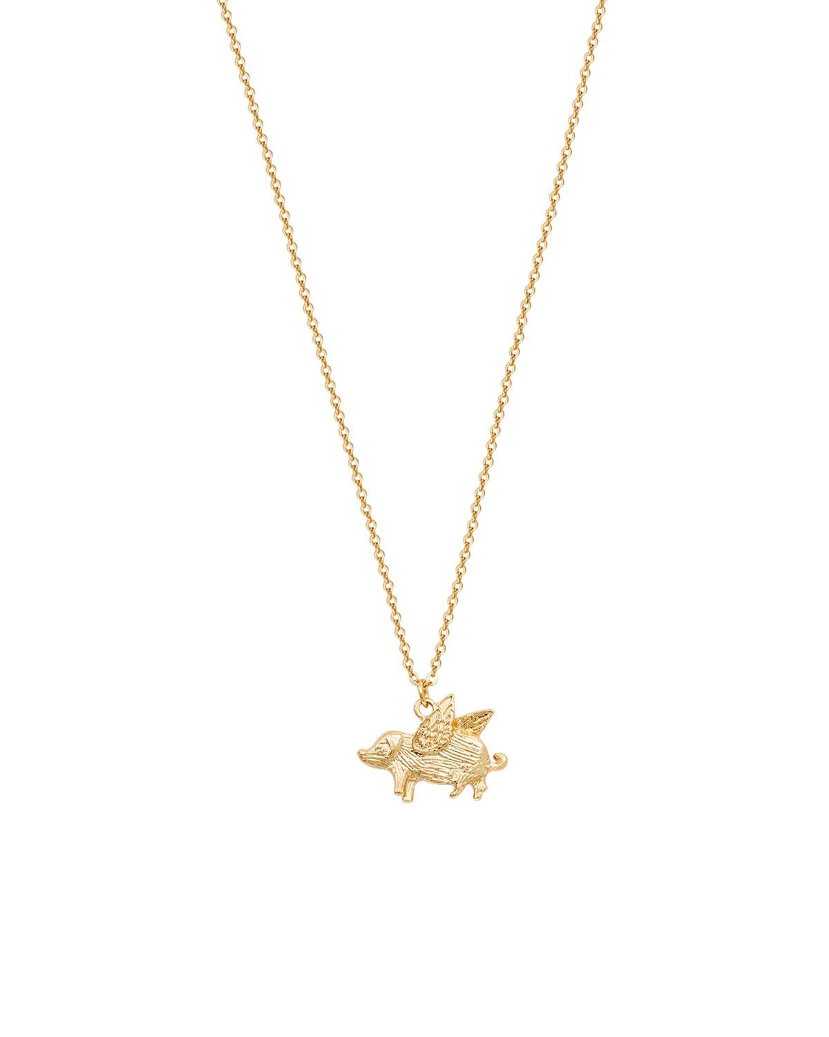 fable-england-flying-pig-halskette-ohrringe-schmuckset-gold image 6