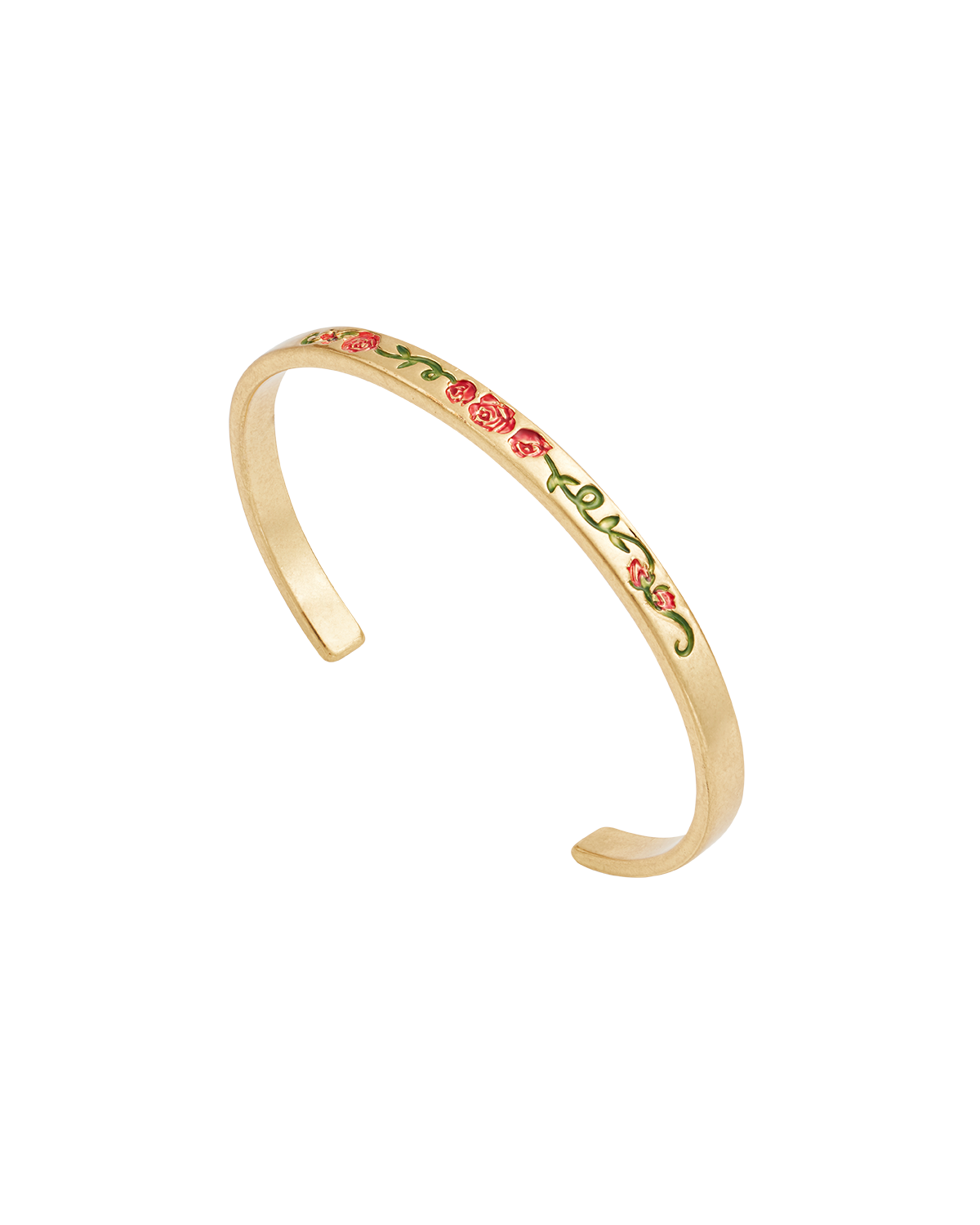 fable-england-jewellery-english-rose-armreif-gold-rot-one-size image 1