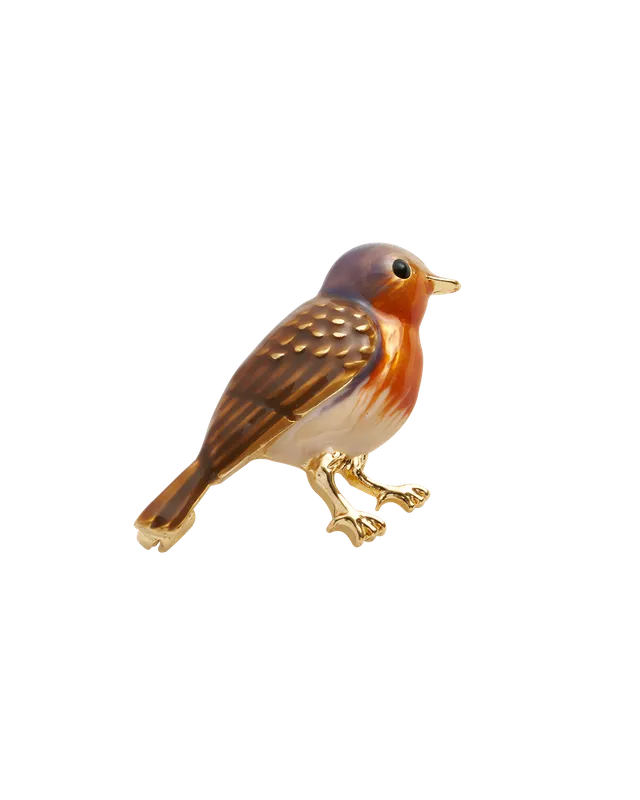 fable-england-robin-brosche-rot-emaille-gold image 1