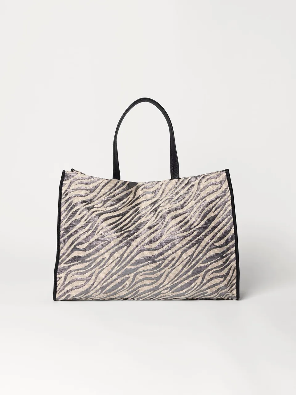 becks-ndergaard-bags-canvas-sary-shopper-mellow-yellow-zebra image 1