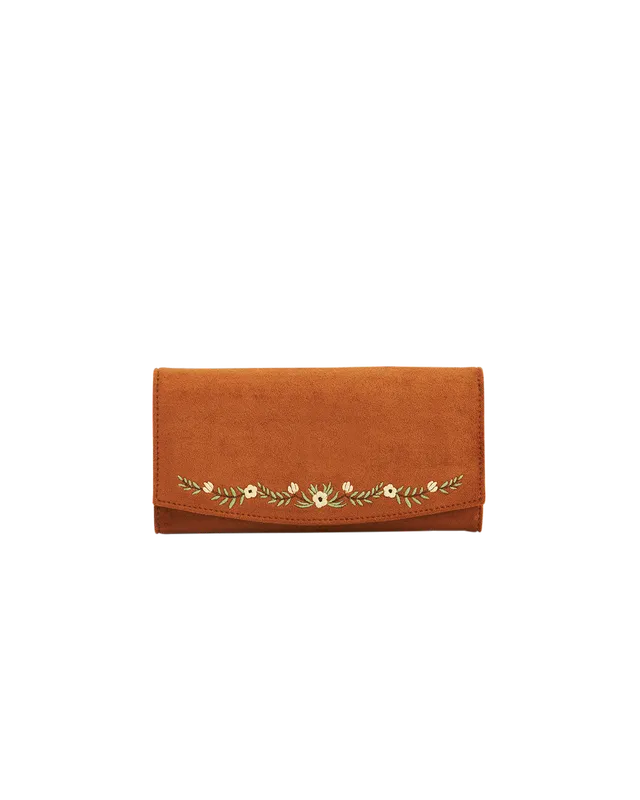 fable-england-floral-embroidered-purse-geldb-rse-tan-large image 1
