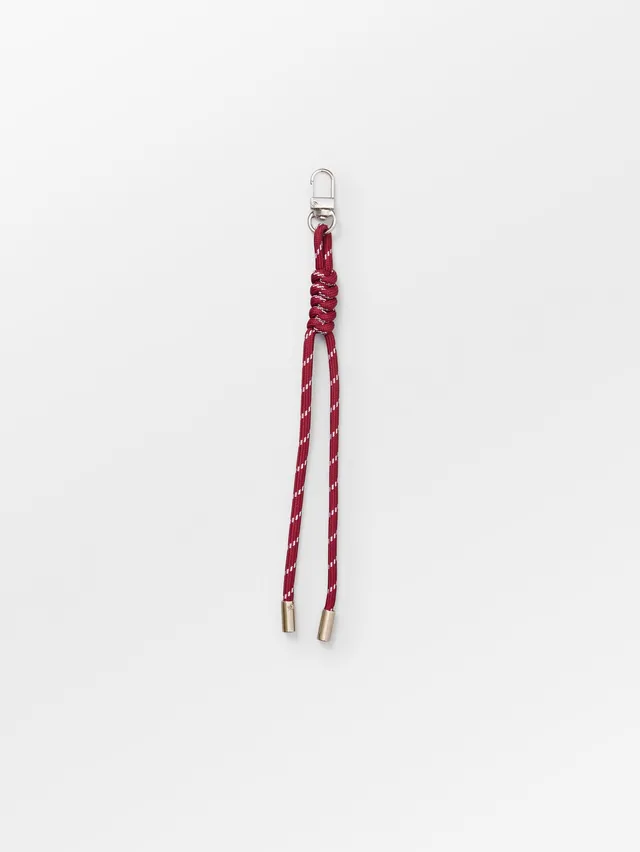 becks-ndergaard-bags-paracord-keychain-schl-sselanh-nger-burgundy image 1