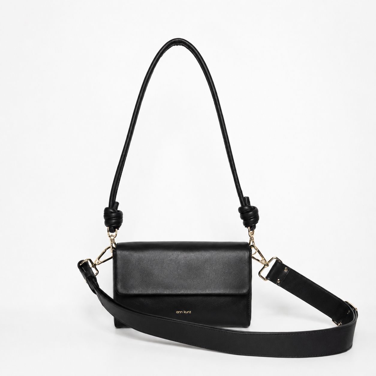 ann-kurz-pack-large-with-2-straps-umh-ngetasche-schwarz-nappa image 1