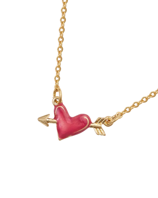 fable-england-jewellery-lovestruck-heart-halskette-rot-gold image 1