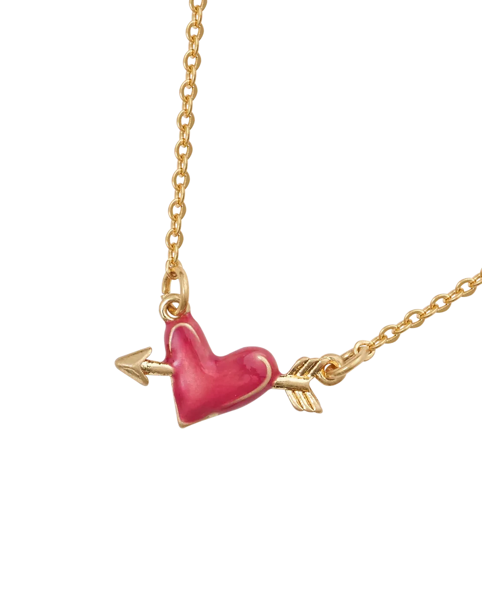 fable-england-jewellery-lovestruck-heart-halskette-rot-gold image 1