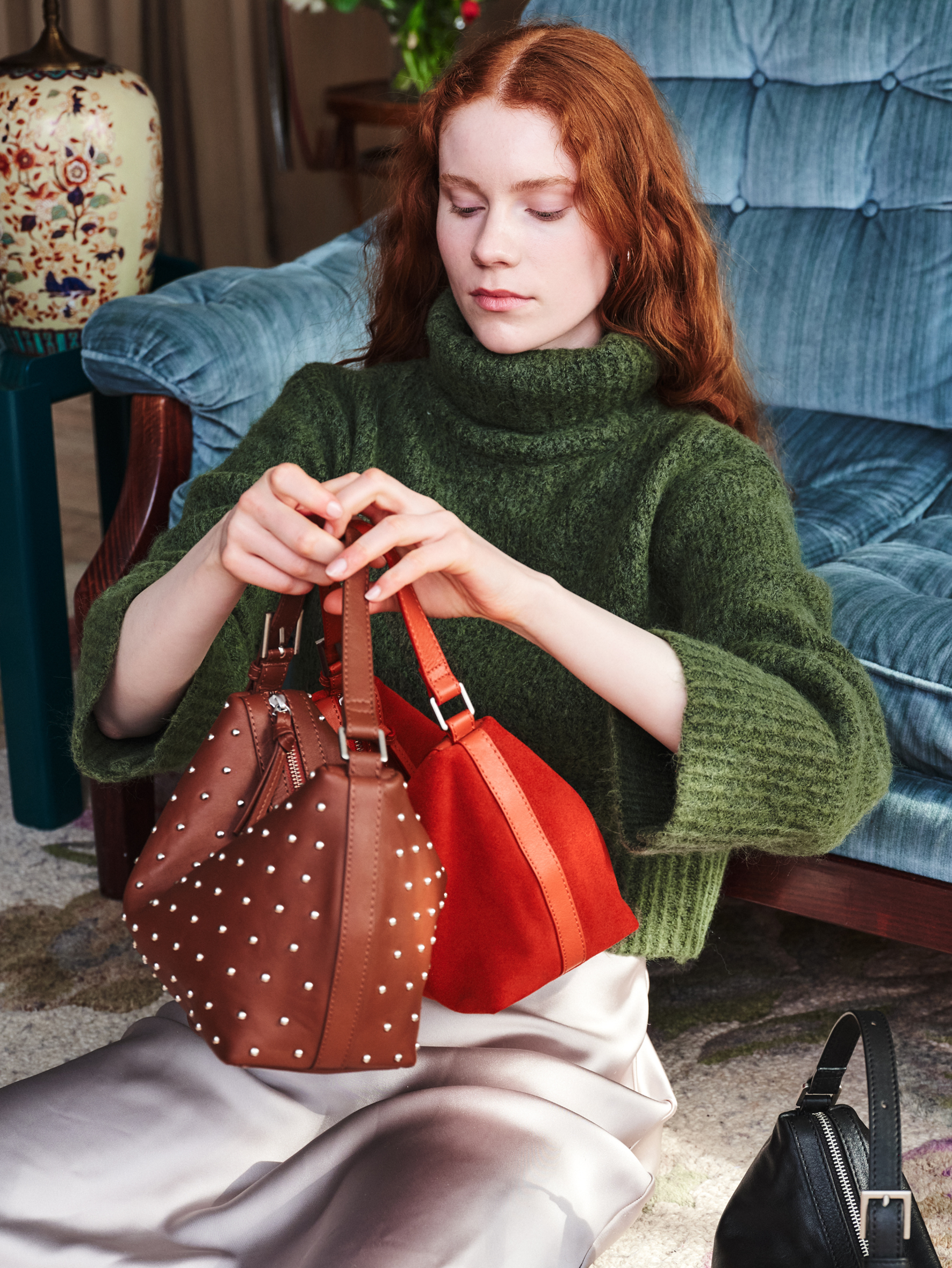 becks-ndergaard-nappa-stud-ginni-small-bag-braun-leder image 4