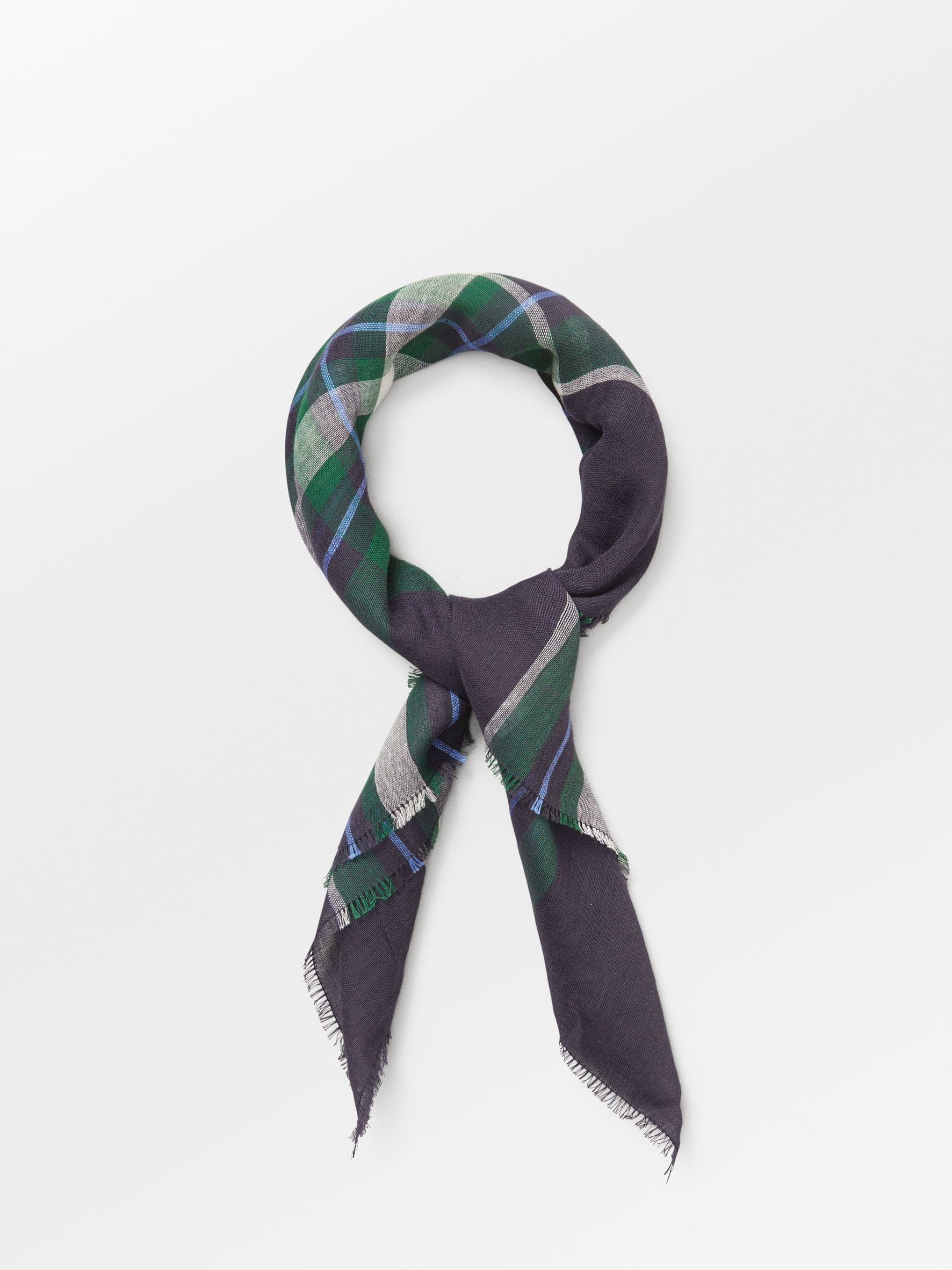 becks-ndergaard-plaidia-cowea-tuch-naval-blue-baumwolle image 2
