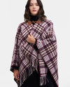fable-england-check-cape-karo-karamell-schoko image 2