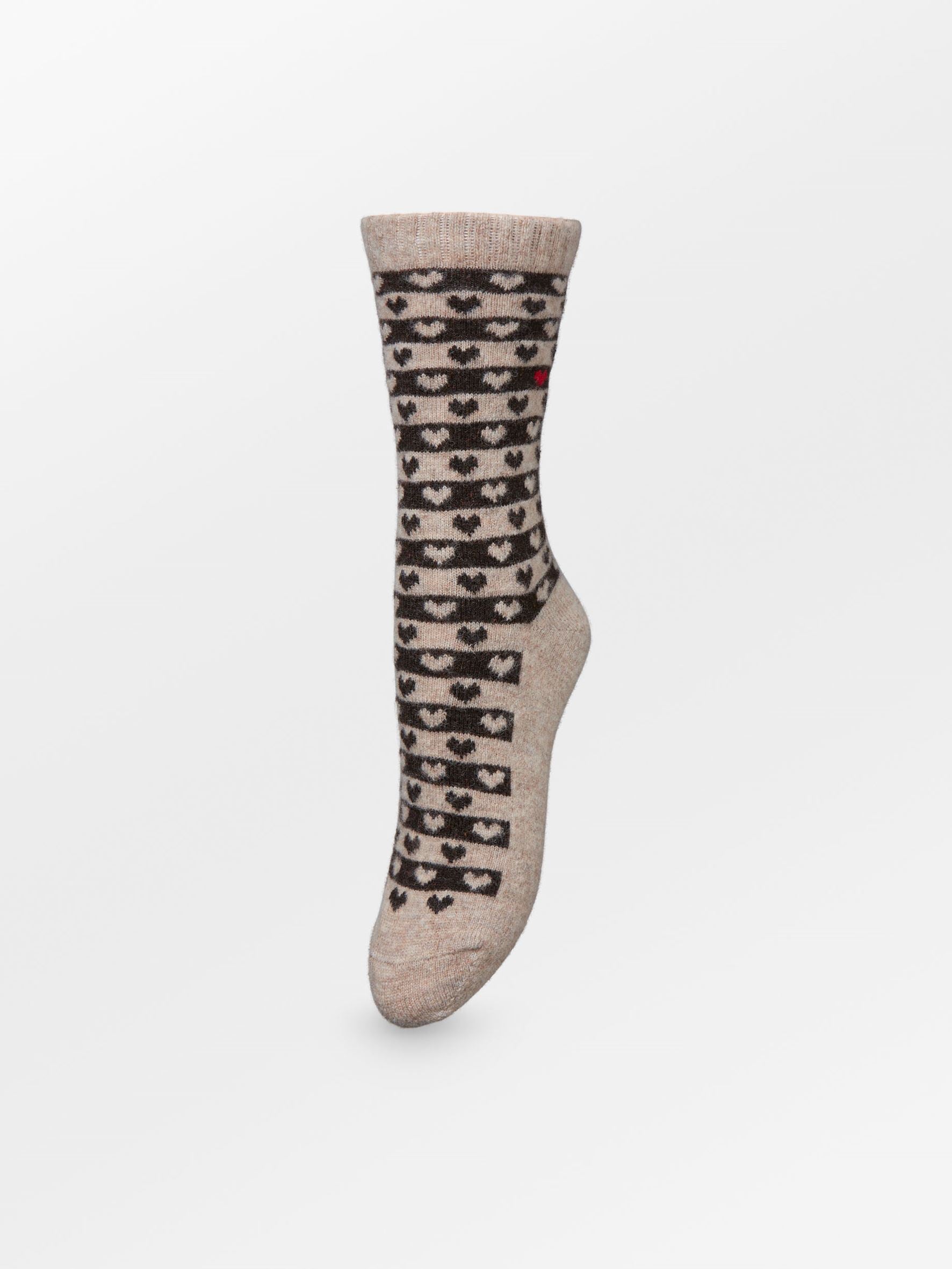 becks-ndergaard-heart-wola-socken-wolle-soft-beige image 1