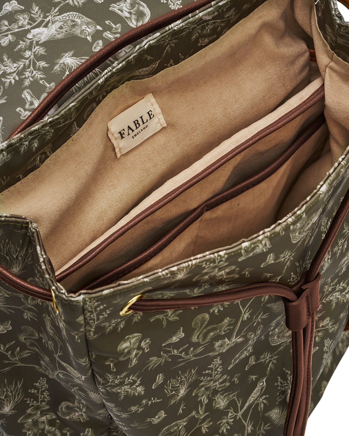 fable-england-flora-orla-rucksack-khaki-mit-laptopfach image 4