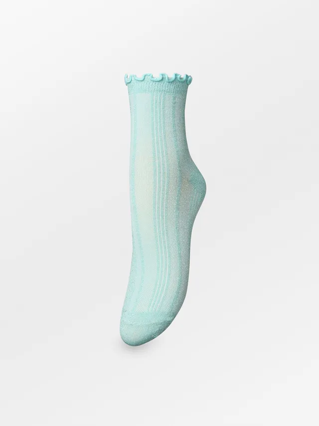 becks-ndergaard-frilla-glitter-sneaker-socken-antigua-blue image 1