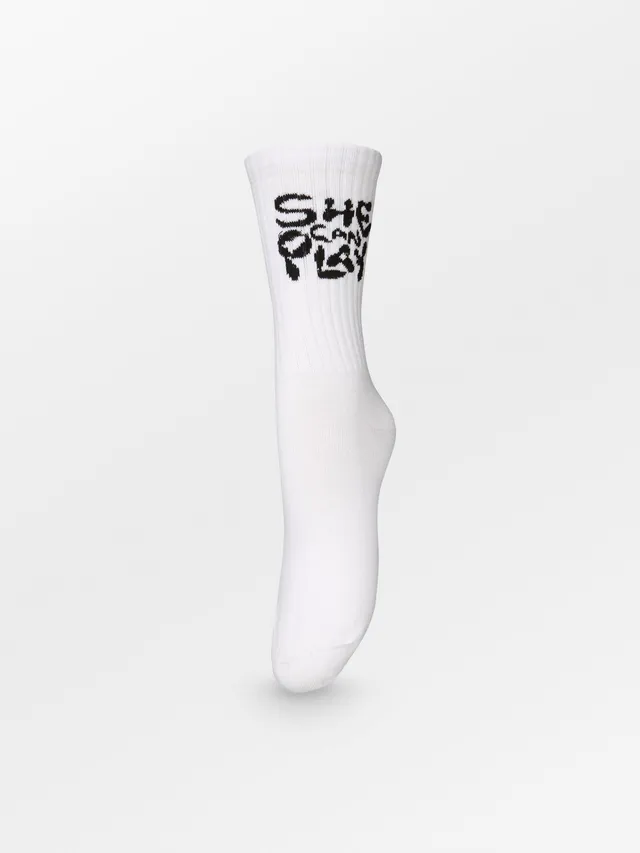 becks-ndergaard-she-can-play-sock-socken-wei-baumwolle image 1