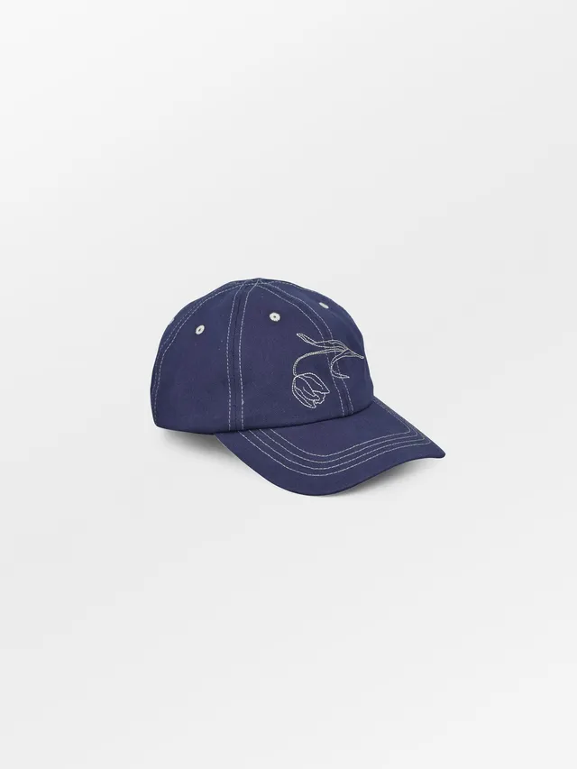 becks-ndergaard-tulipa-cotton-cap-kappe-blau-baumwolle image 1