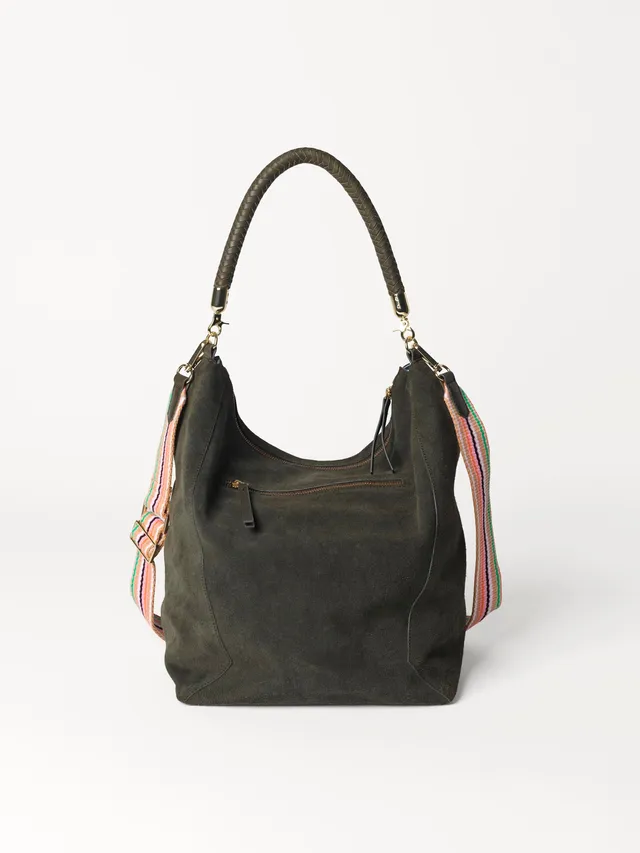 becks-ndergaard-bags-suede-everly-tasche-chive-green-wildleder image 1