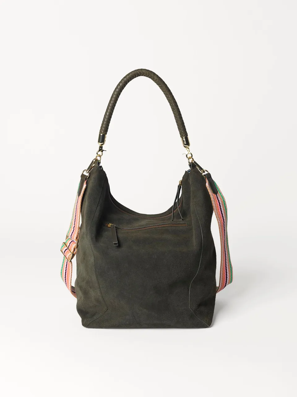 becks-ndergaard-bags-suede-everly-tasche-chive-green-wildleder image 1