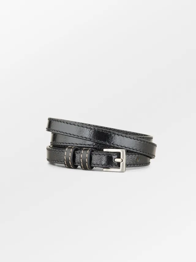 becks-ndergaard-sheeny-aria-g-rtel-leder-schwarz-m-l-95cm image 1