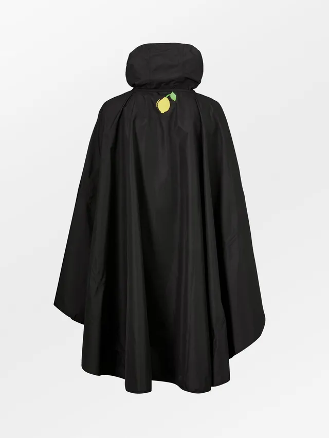 becks-ndergaard-solid-rain-cape-schwarz-regenponcho image 1