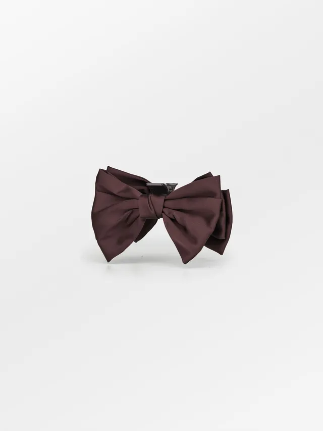 becks-ndergaard-minda-bow-haarklammer-braun-13cm-schleife image 1