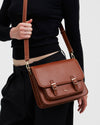 fable-england-tan-classic-satchel-tasche-cognac-vegan image 2