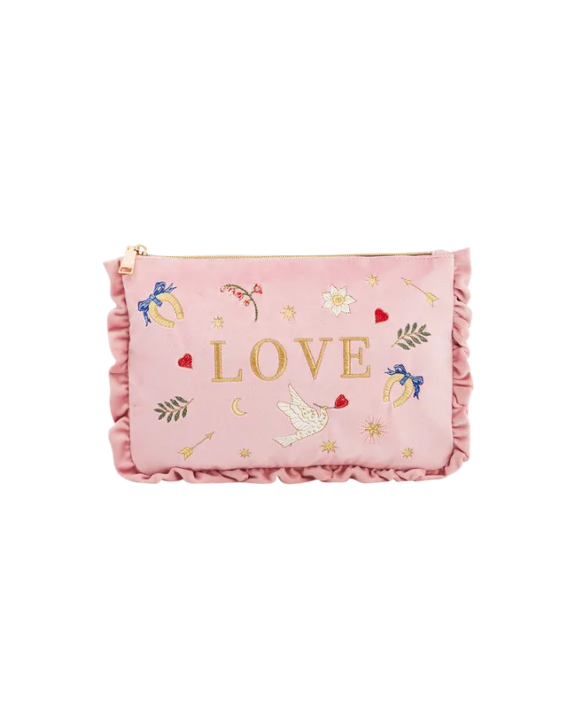 fable-england-pink-love-pouch-samt-rosa-stick image 1
