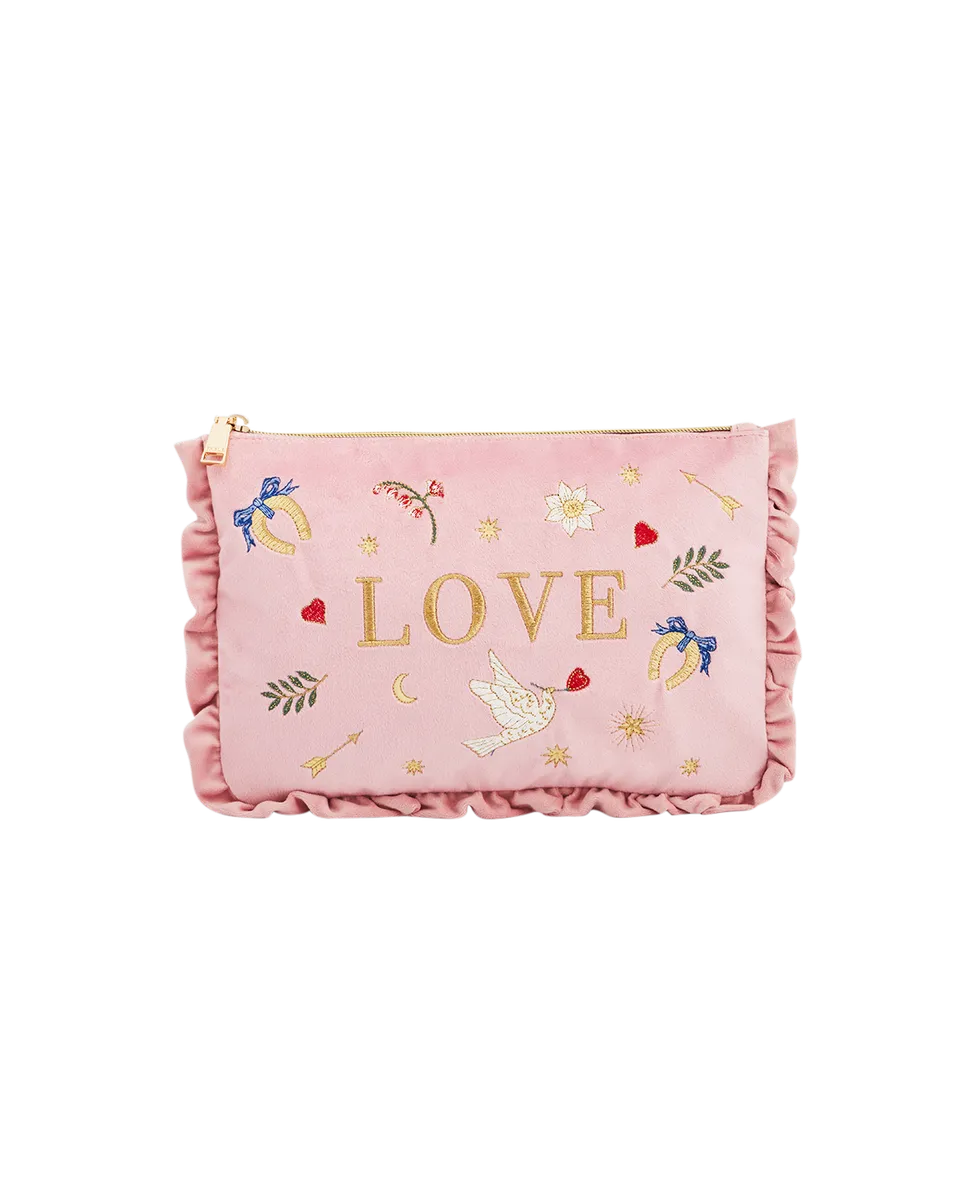 fable-england-pink-love-pouch-samt-rosa-stick image 1