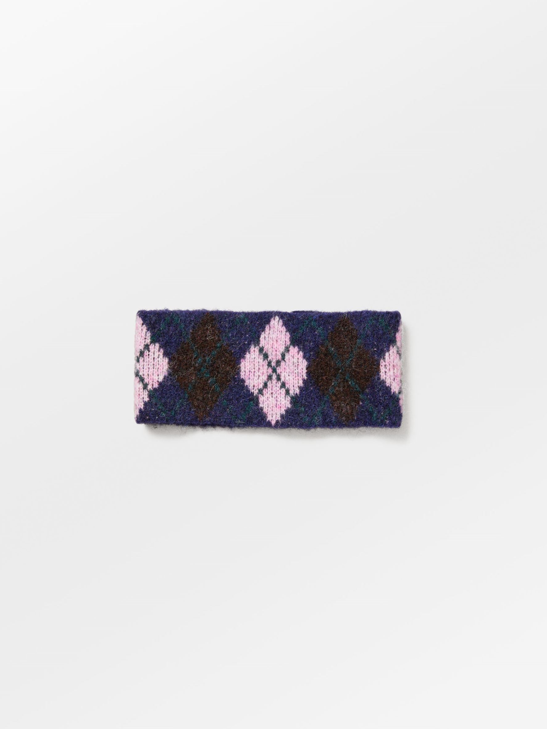 becks-ndergaard-argyle-wool-stirnband-wolle-blau image 1