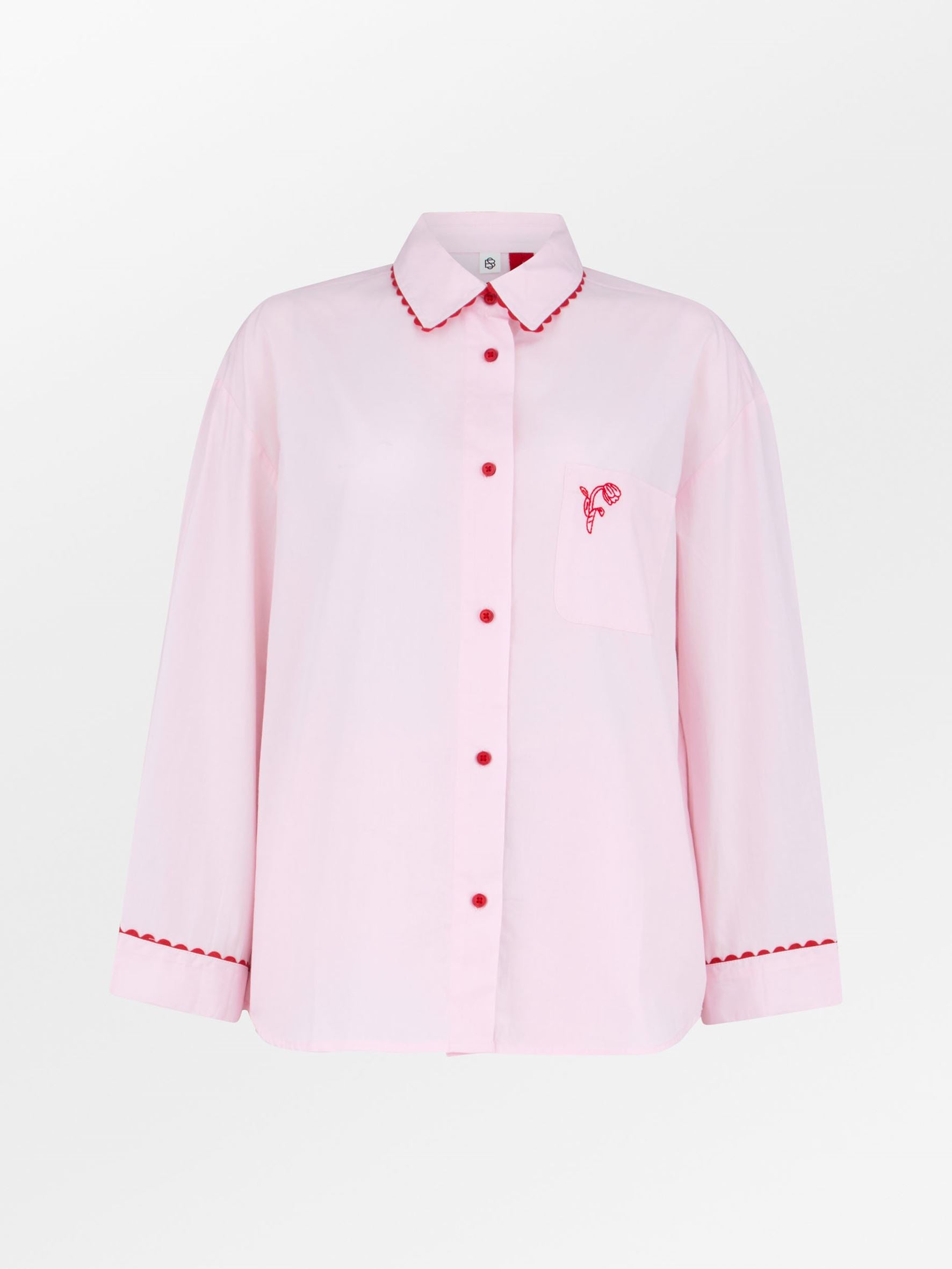becks-ndergaard-scallop-pyjamaoberteil-pale-lilac-bio-baumwolle image 2