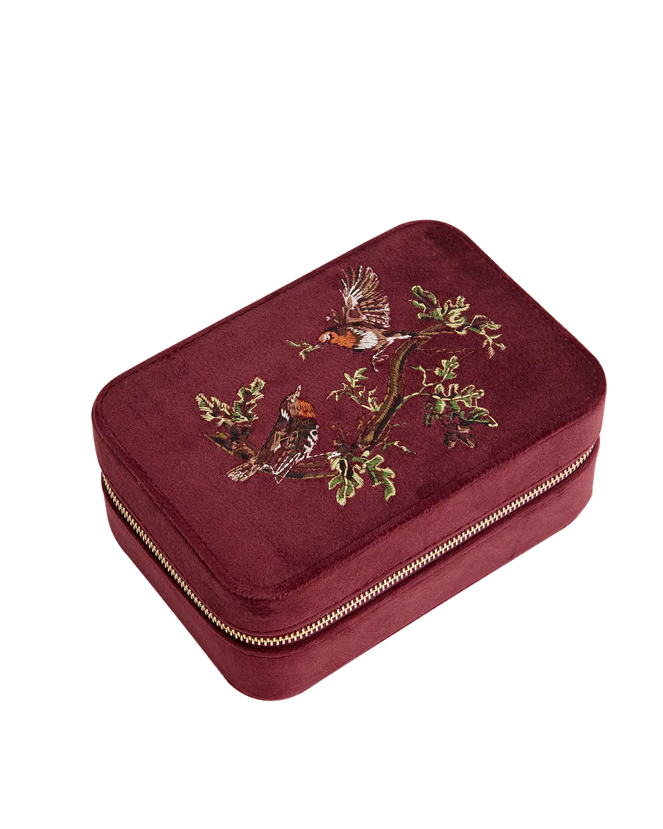fable-england-robin-love-schmuckk-stchen-samt-rot-stickerei-gro image 1