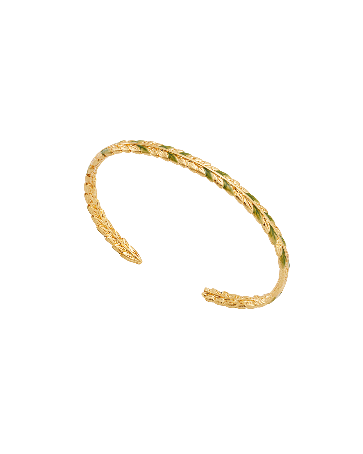 fable-england-wheat-bangle-armreif-gold-mit-weizenmotiv image 1