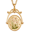 fable-england-jewellery-d-initial-daisy-spinner-halskette-gold image 3