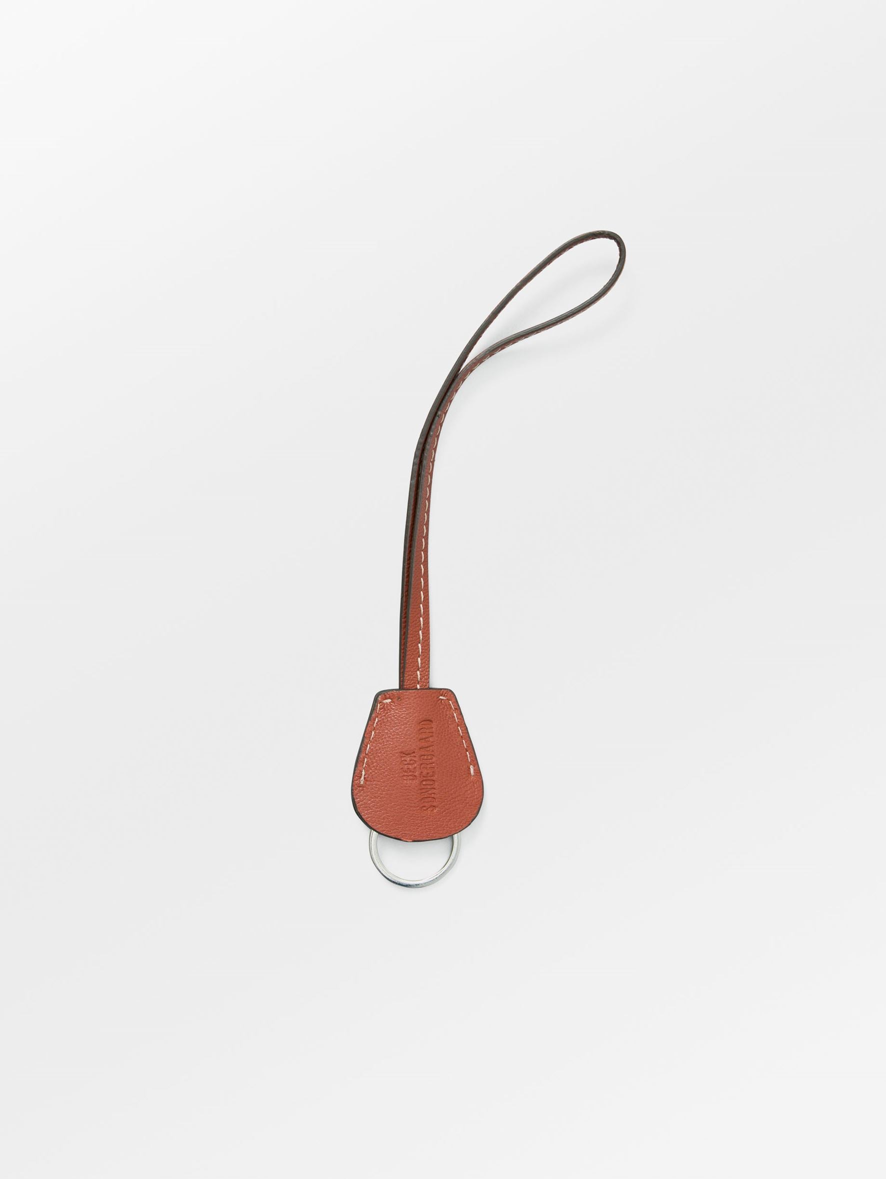 becks-ndergaard-leather-key-ring-anh-nger-rot-ziegenleder image 1