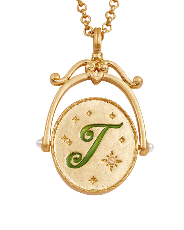 fable-england-jewellery-j-initial-jasmine-halskette-gold-buchstabe-j image 1