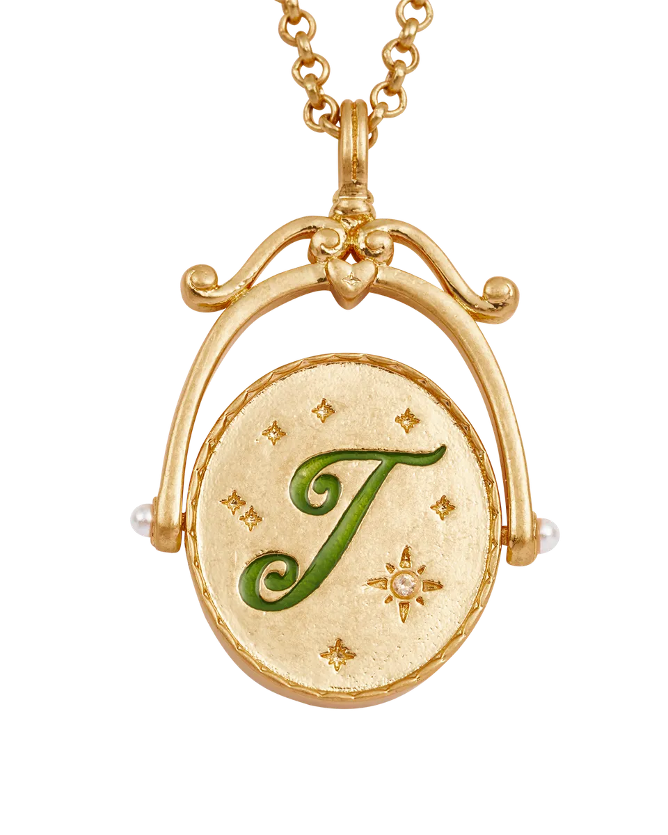 fable-england-jewellery-j-initial-jasmine-halskette-gold-buchstabe-j image 1