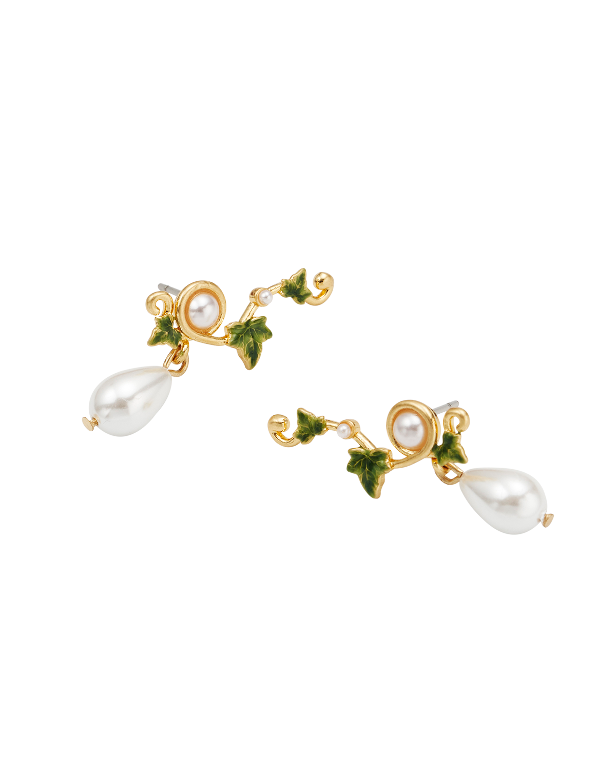 fable-england-ivy-pearl-climber-ohrringe-gold-perle image 1