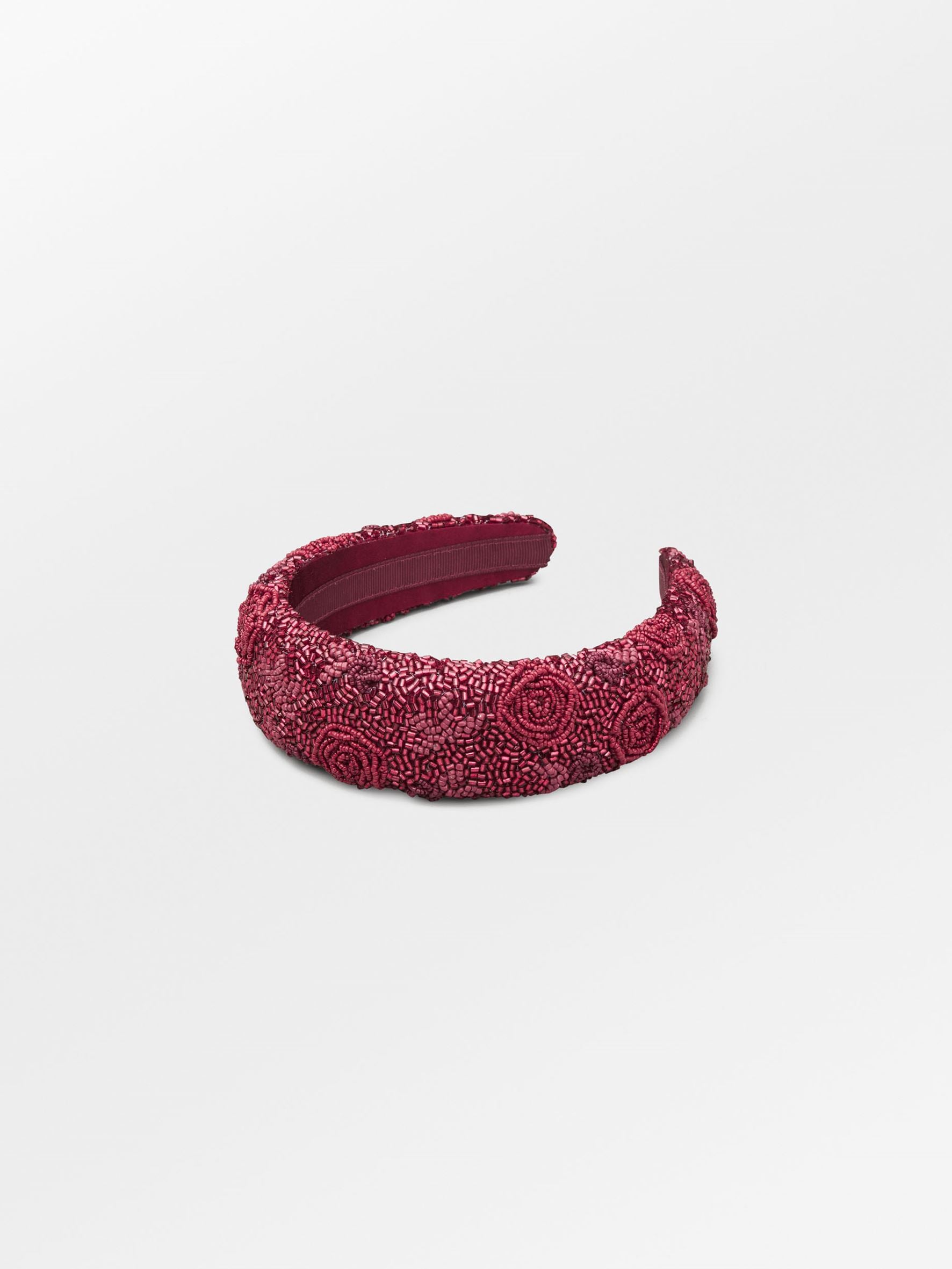 becks-ndergaard-florian-wide-beaded-haarband-tibetan-red-glasperlen image 1