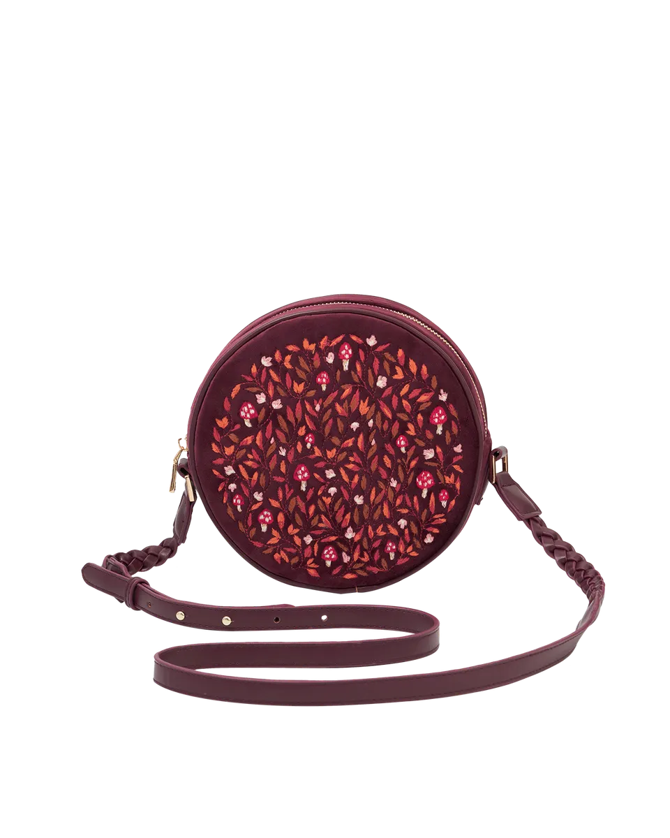 fable-england-handbags-mushroom-circle-tasche-samt image 1