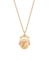 fable-england-t-initial-tulip-halskette-gold-buchstabe-t image 4