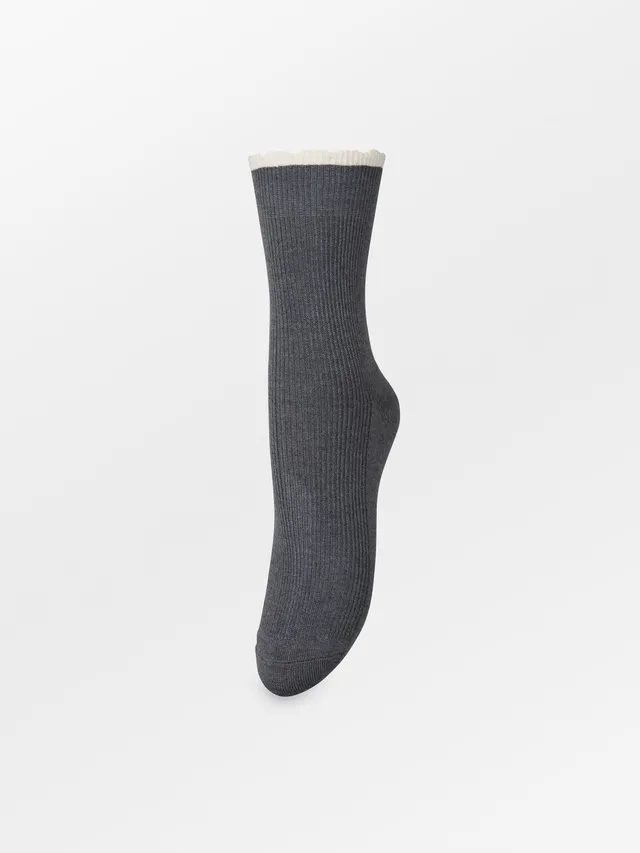 becks-ndergaard-talula-socke-grau-gr-37-39-baumwolle image 1