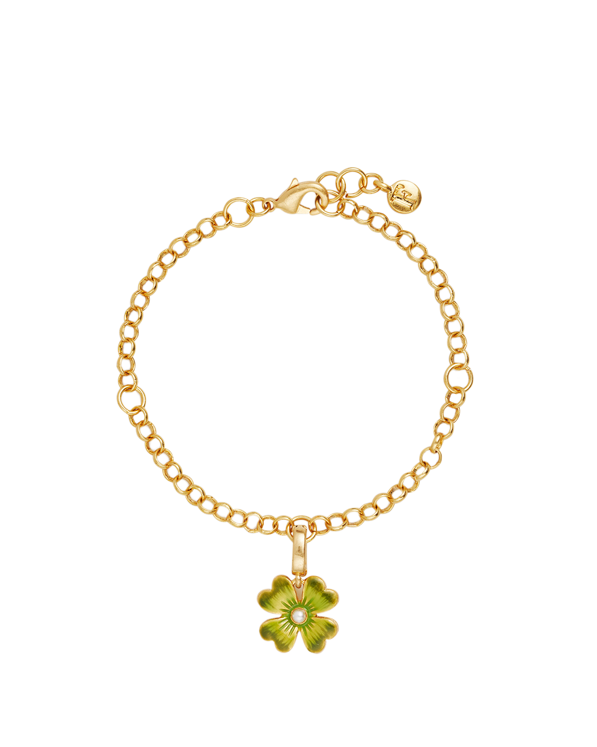 fable-england-lucky-clover-charm-gold-kleeblatt-perle image 5