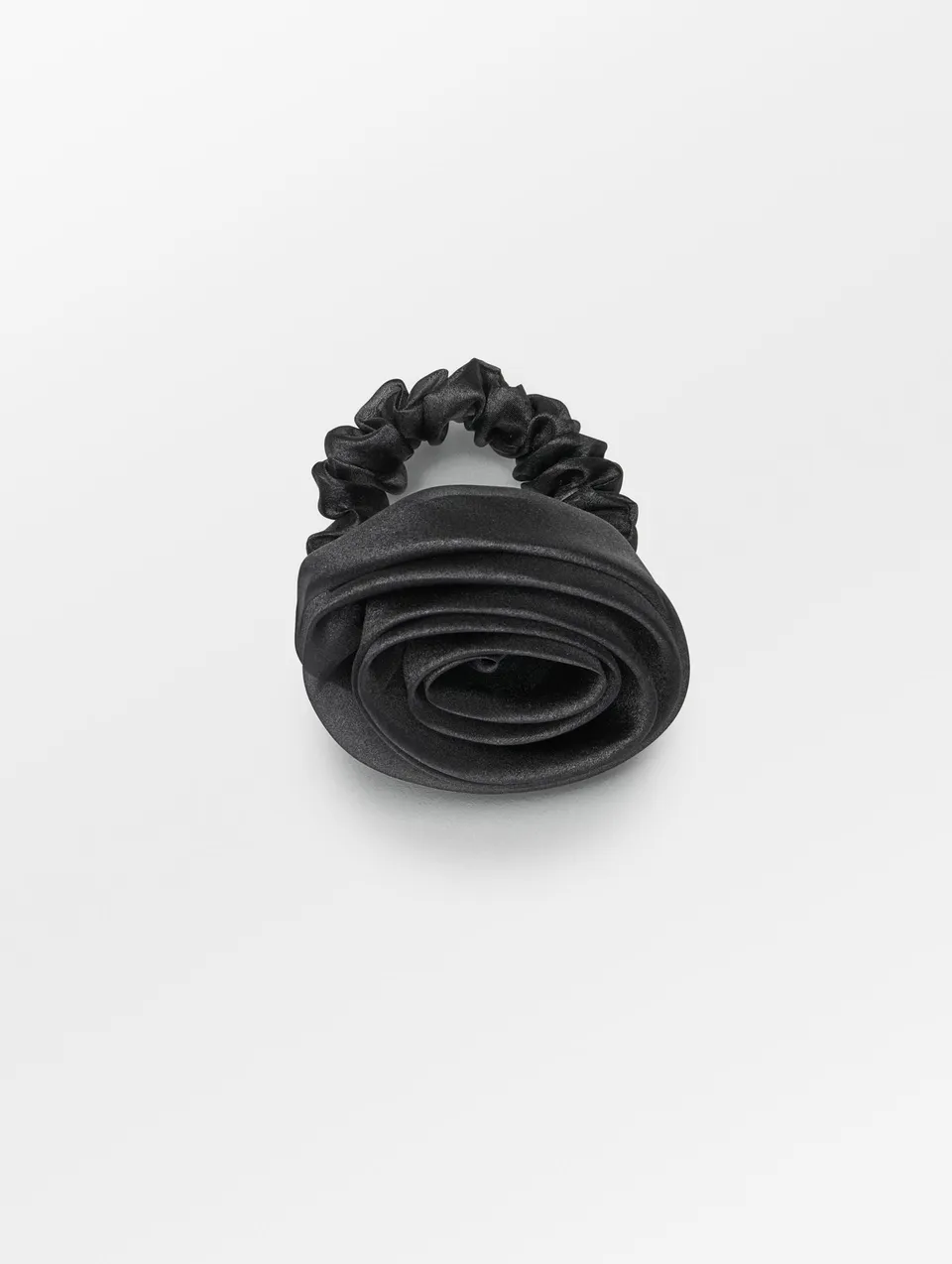 becks-ndergaard-organza-rosea-scrunchie-haargummi-schwarz-rose image 1