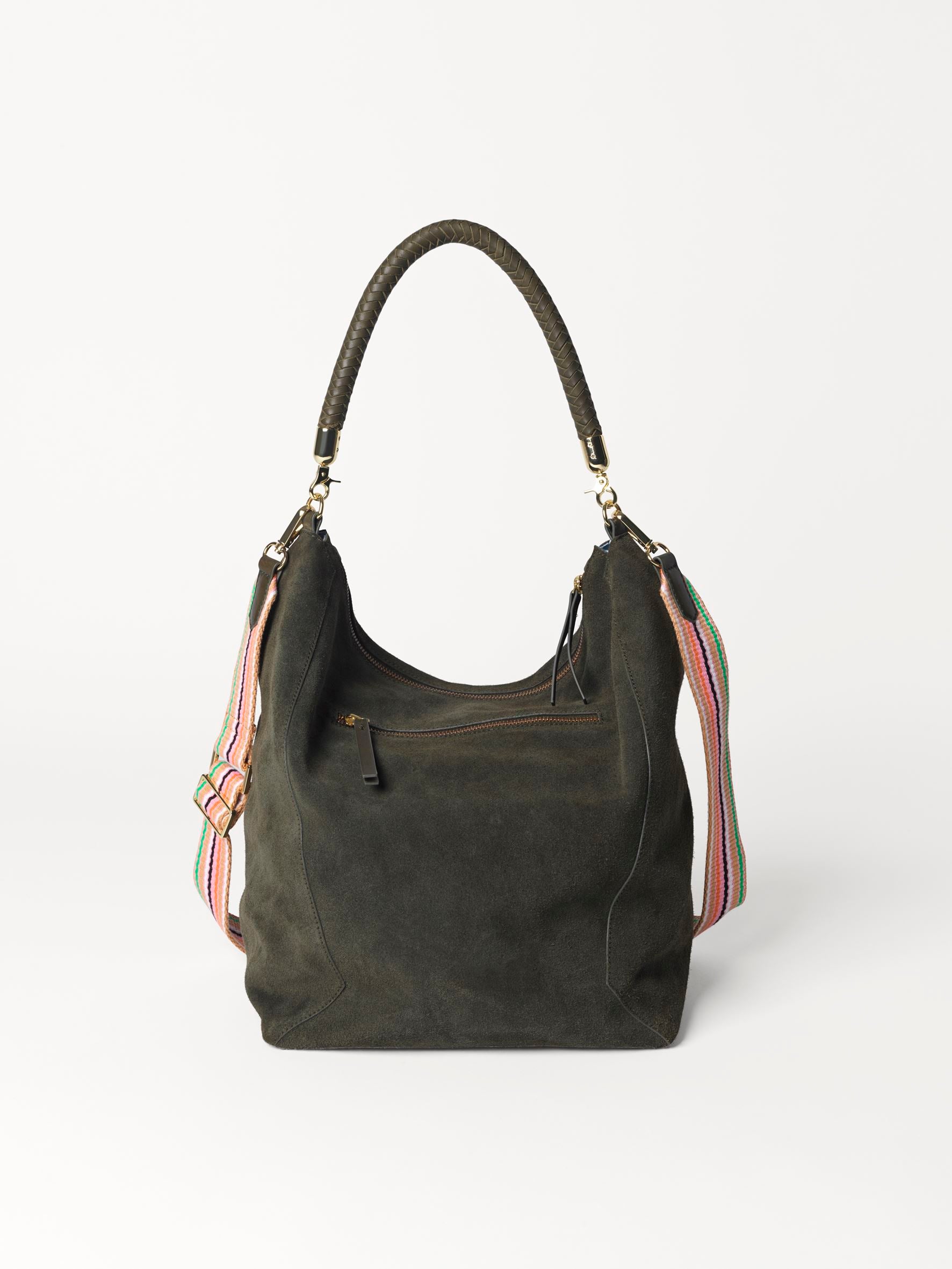 becks-ndergaard-bags-suede-everly-tasche-chive-green-wildleder image 1