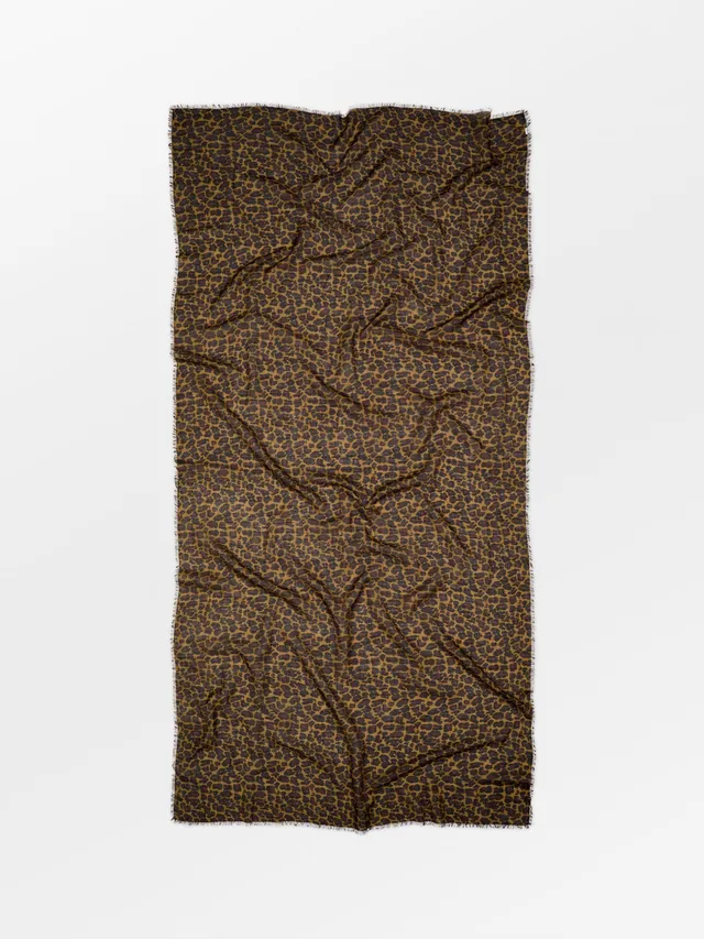 becks-ndergaard-leopa-woo-schal-wolle-schwarz-100x200 image 1