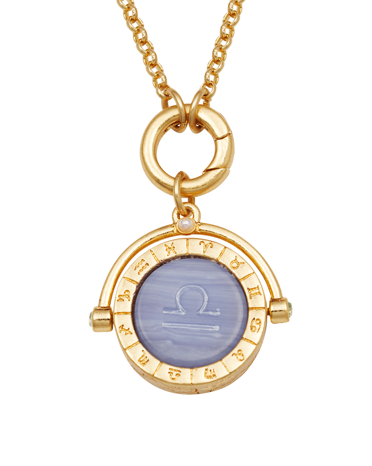 fable-england-jewellery-libra-spinner-kette-waage-gold image 3