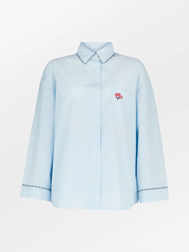 becks-ndergaard-scallop-flotile-pyjamahemd-skyway-blue image 1